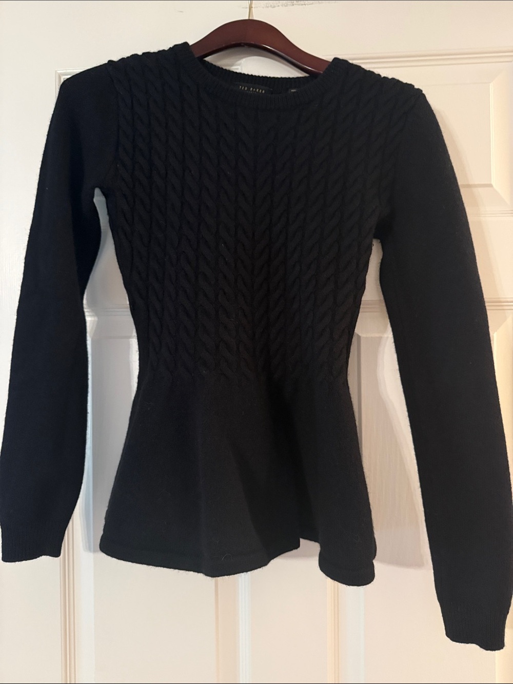 Ted Baker peplum sweater size 1